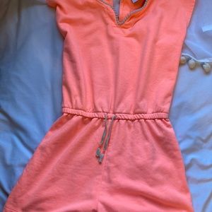 Neons Pink Girls summer Romper